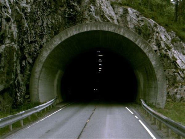 Tunnelportal Storvasshammertunnelen. Bilde